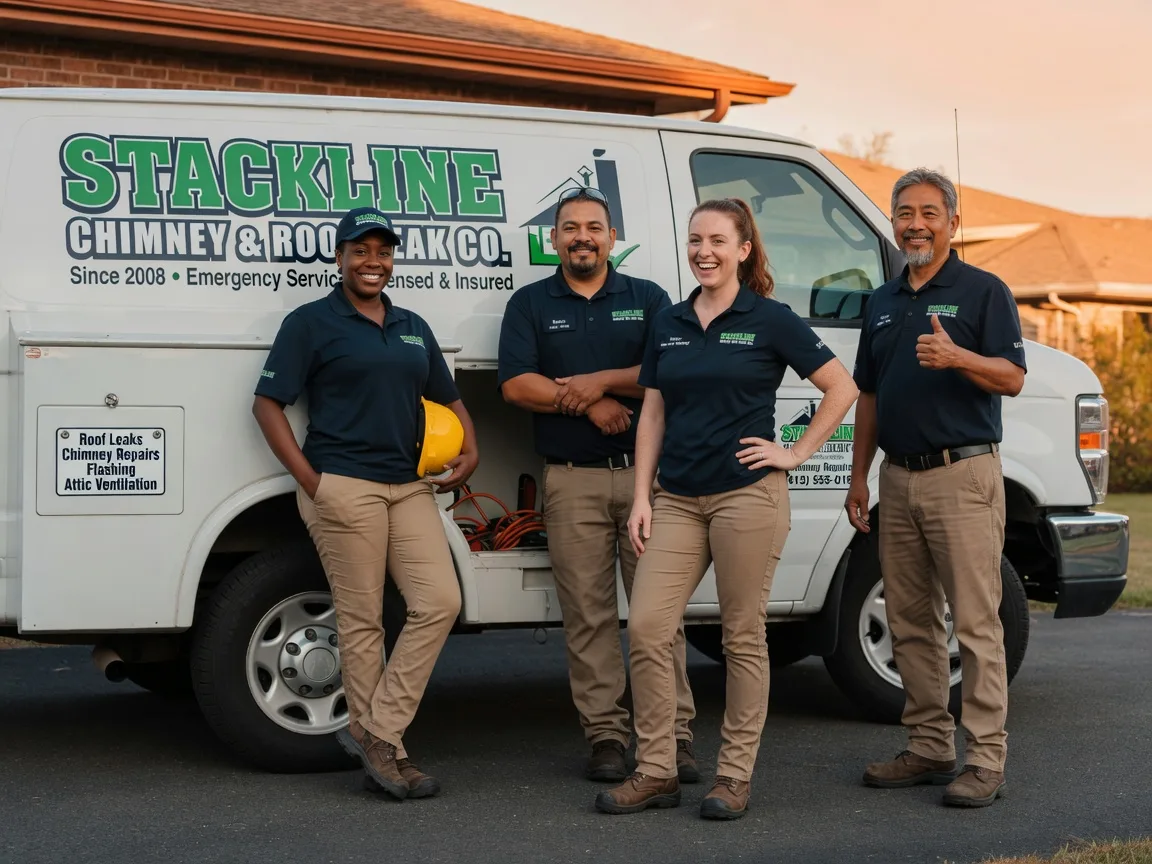 Chimney flashing repair company in Spokane, MO